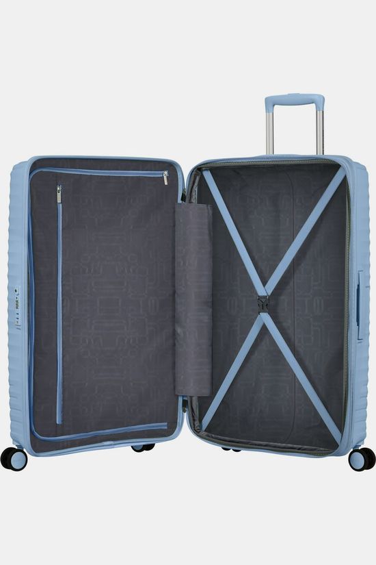 American Tourister Trolley Diablast Spinner 78/29 Exp Tsa Glacier Blue
