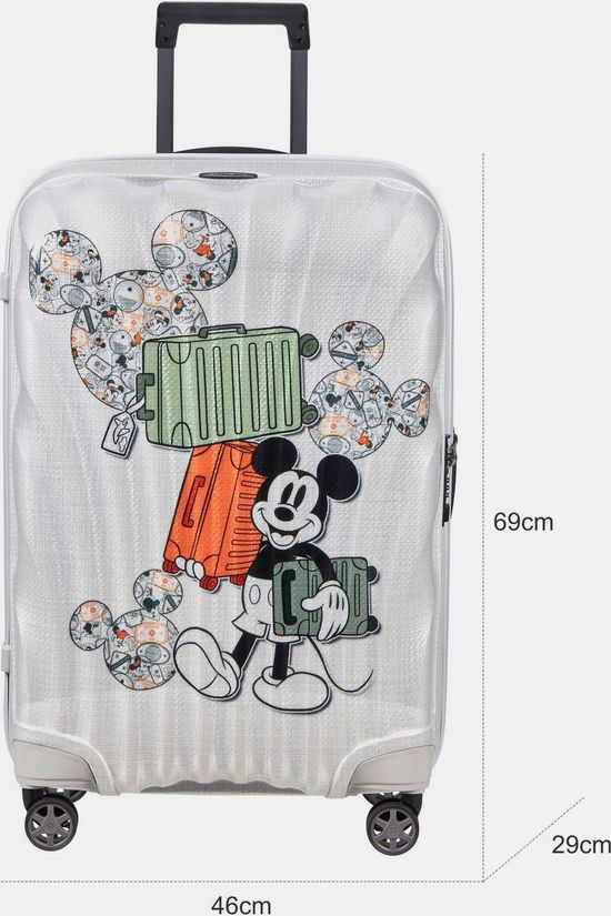 Samsonite Trolley C-Lite Disney Spinner 69/25 Disney Mickey'S Travel Tales