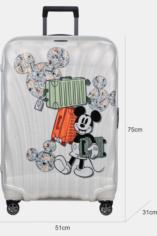 Samsonite Trolley C-Lite Disney Spinner 75/28 Disney Mickey'S Travel Tales