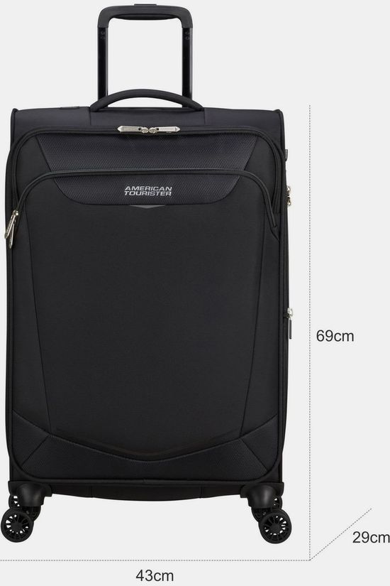 American Tourister Valise Summerride Spinner M Exp Tsa Black