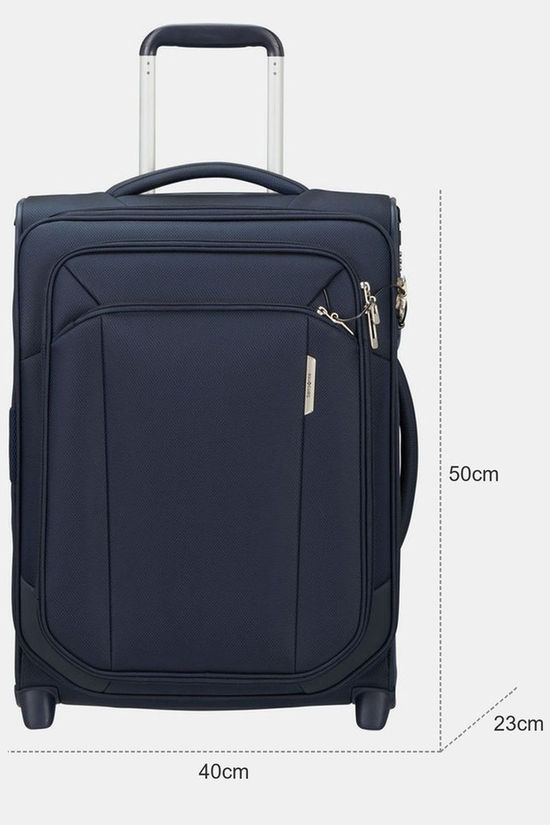 Samsonite Bagage À Main Respark Upright 55 Exp Midnight Blue