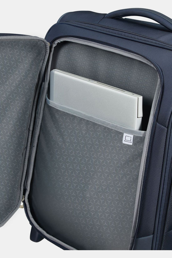 Samsonite Bagage À Main Respark Upright 55 Exp Midnight Blue