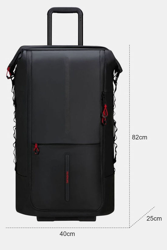 Samsonite Handbagage Ecodiver Foldable Duffle/Wh 4-In-1 Black