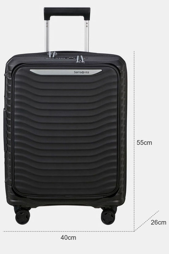 Samsonite Handbagage Upscape Spinner 55 Exp Easy Access Black