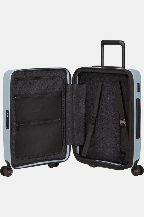 Samsonite Handbagage Restackd Spinner 55 Exp Fog Blue