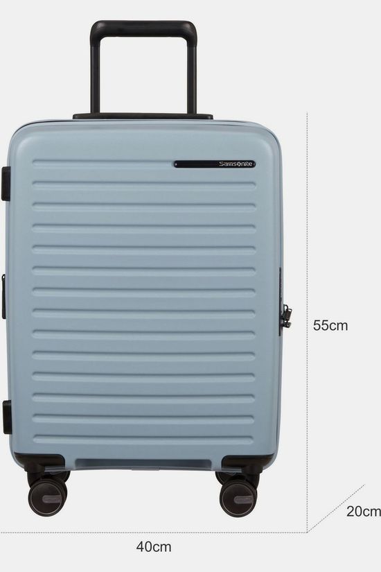 Samsonite Handbagage Restackd Spinner 55 Exp Fog Blue