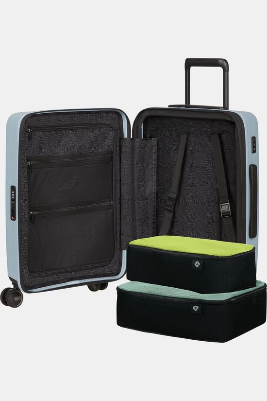 Samsonite Handbagage Restackd Spinner 55 Exp Fog Blue