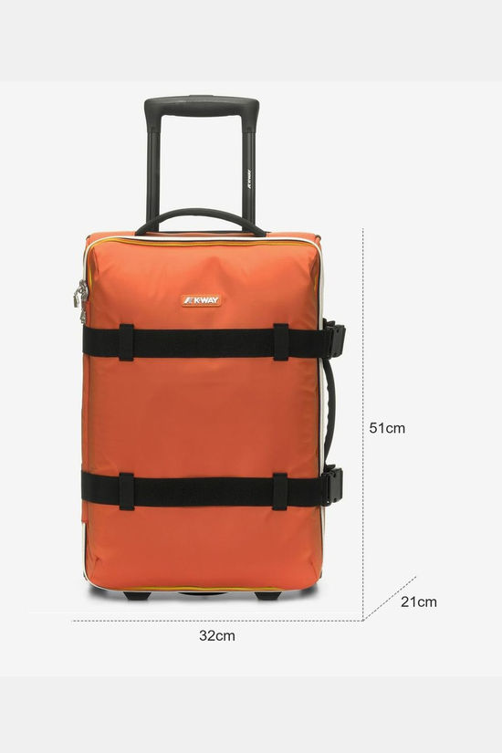 K-Way Handbagage Blossac S Orange Brownish-Black Pure
