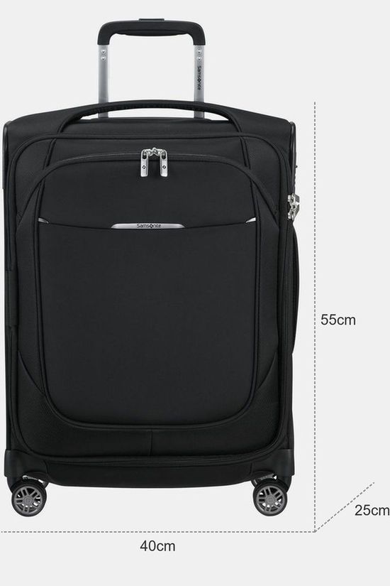 Samsonite Handbagage Re-Lite Spinner 55/20 Exp Black