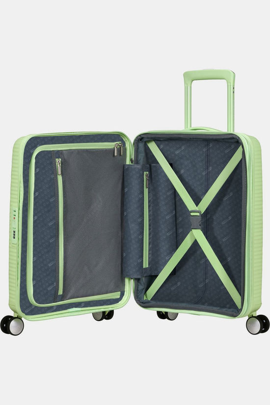 American Tourister Bagage À Main Soundbox Spinner 55/20 Tsa Exp Kiwi Green