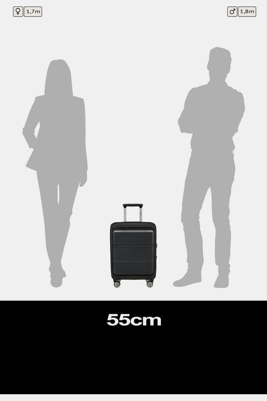 Samsonite Bagage À Main Paralux Hs Spinner 55 Exp Black