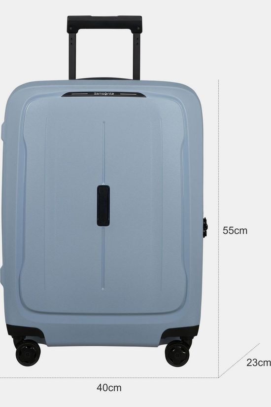 Samsonite Bagage À Main Essens Spinner 55/20 Exp Zip Fog Blue
