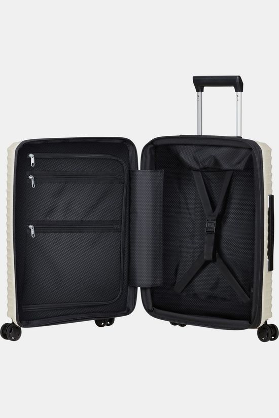 Samsonite Handbagage Upscape Spinner 55/20 Exp L 40Cm Sandstone