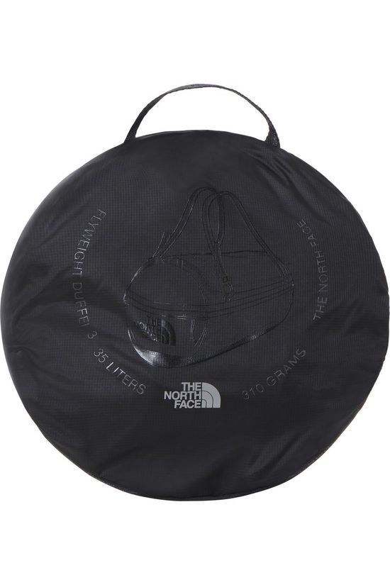 The North Face Flyweight Duffel 31L ASPHALT GREY/TNF BLACK