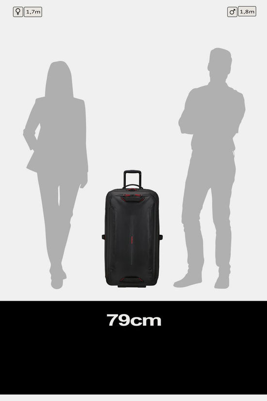 Samsonite Trolley Ecodiver Duffle/Wh 79/29 Black