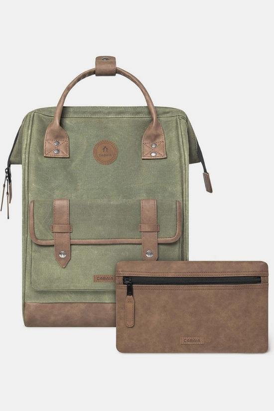 Cabaïa Dagrugzak Adventurer Waxed Cotton Medium 18L Nicosie