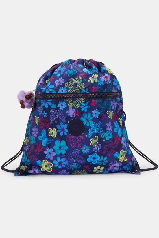 Kipling Dagrugzak Supertaboo 15L Dark Flower Stamp