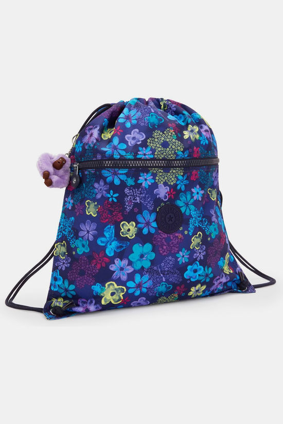 Kipling Dagrugzak Supertaboo 15L Dark Flower Stamp