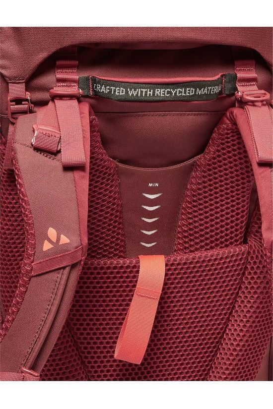 Vaude Rugzak Women's Astrum Evo 55+10 Dark Cherry