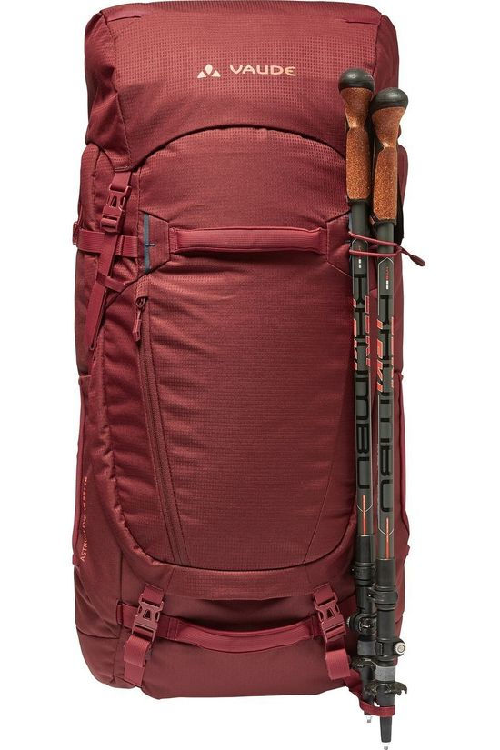 Vaude Rugzak Women's Astrum Evo 55+10 Dark Cherry