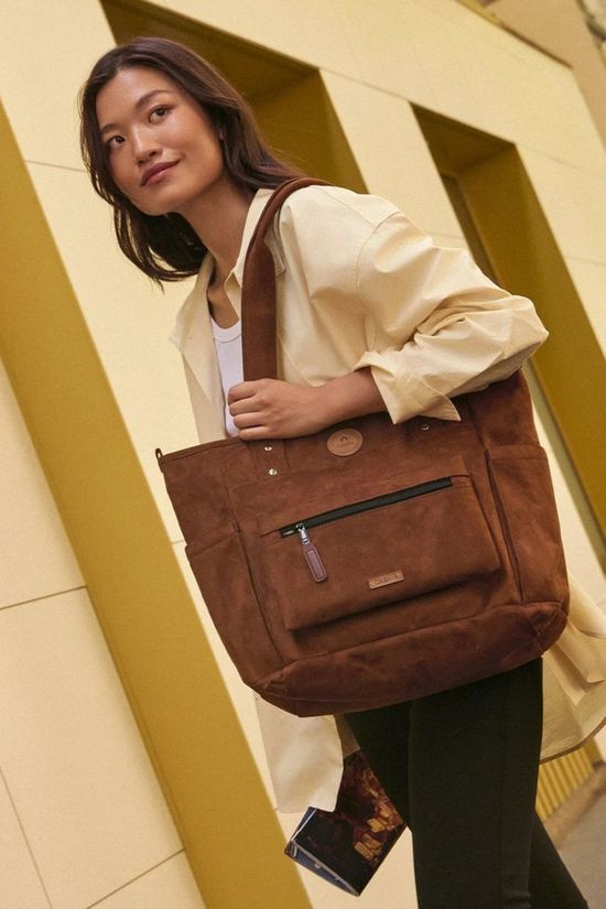 Cabaïa Système De Rangement Tote Bag Vegan Suede Medium Winnipeg