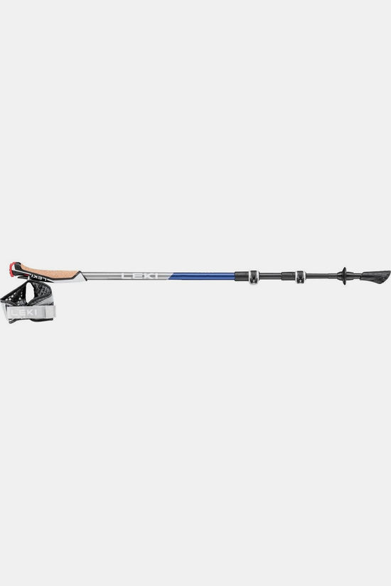Leki Bâton De Randonnée Traveller Carbon Midnight-Blue/Dark-Metallic