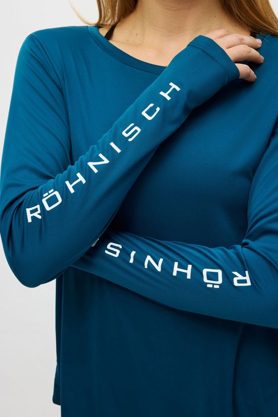 Röhnisch T-Shirt Team Logo Long Sleeve Legion Blue