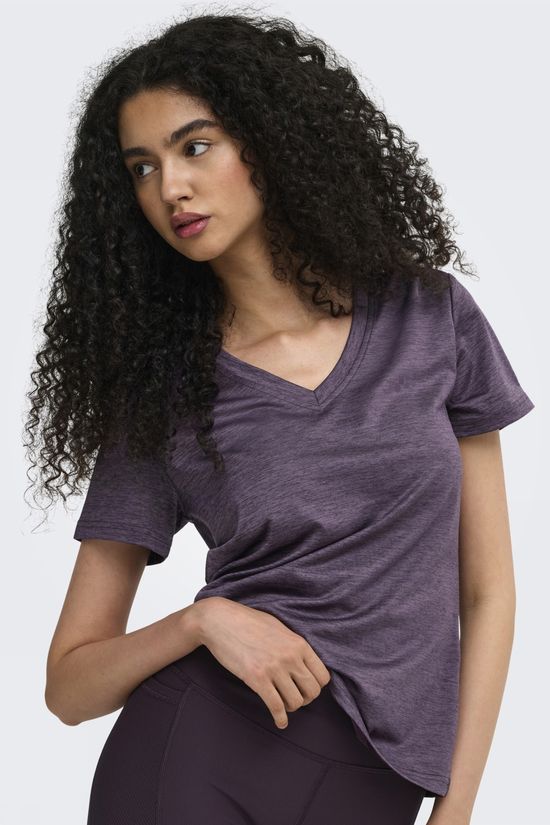 Only Play T-Shirt Onpcore Life Vn Ss Reg Tee Plum Perfect