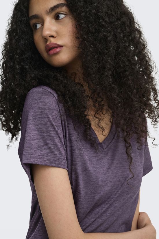 Only Play T-Shirt Onpcore Life Vn Ss Reg Tee Plum Perfect
