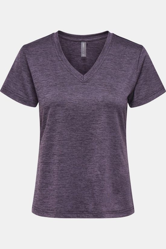 Only Play T-Shirt Onpcore Life Vn Ss Reg Tee Plum Perfect