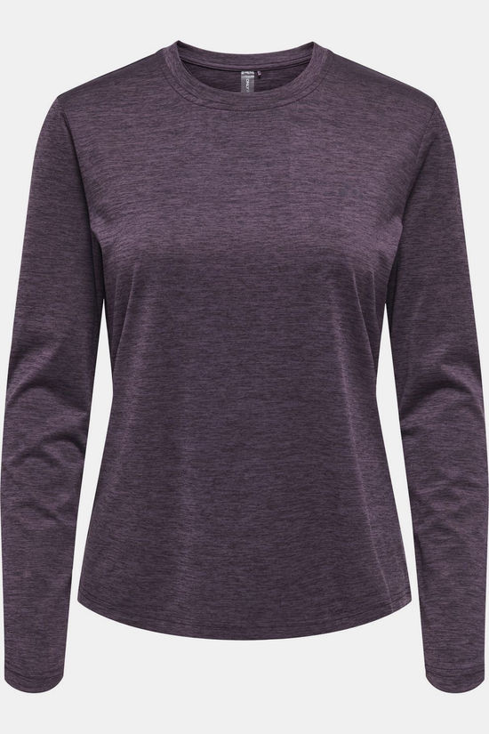 Only Play T-Shirt Onpcore Life On Ls Reg Tee Plum Perfect