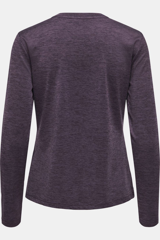 Only Play T-Shirt Onpcore Life On Ls Reg Tee Plum Perfect