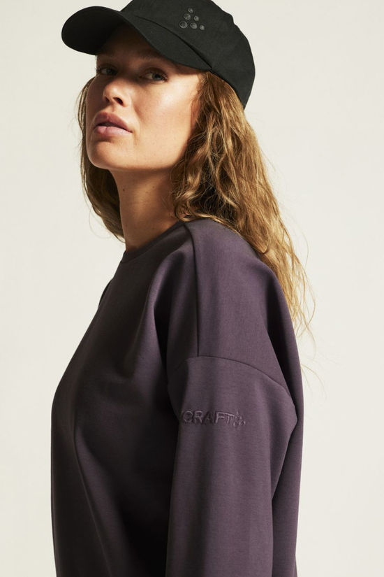 Craft Pull Adv Join Rn Sweatshirt W Dk Plum
