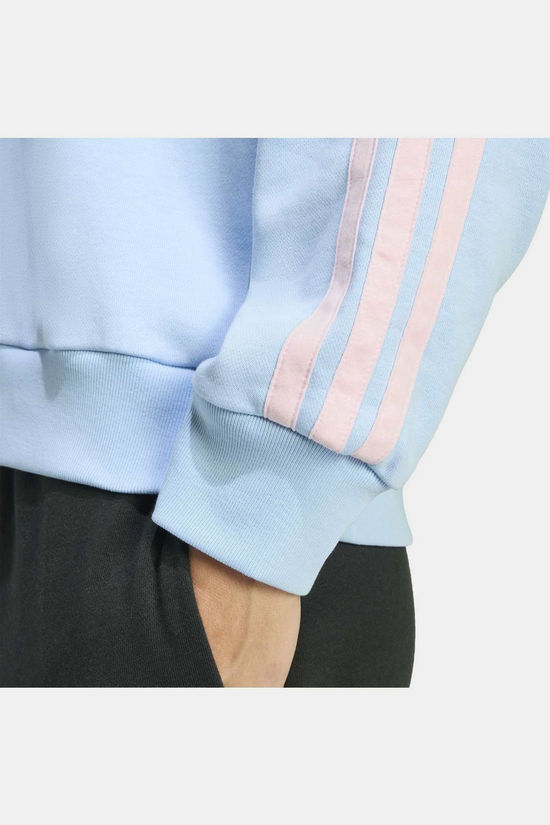 adidas Pull W 3S Ft Swt Glow Blue/Clear Pink