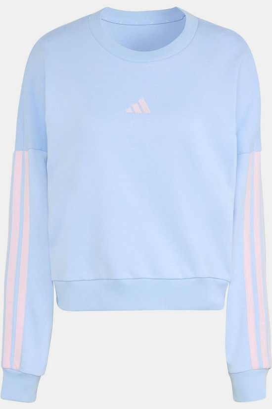 adidas Pull W 3S Ft Swt Glow Blue/Clear Pink