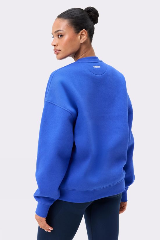 Stronger Trui Comfy Sweatshirt Stronger Blue