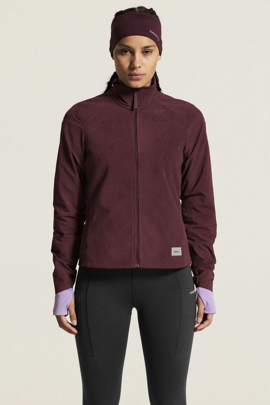 Craft Cardigan Fleece Jersey Jacket W Dk Fig