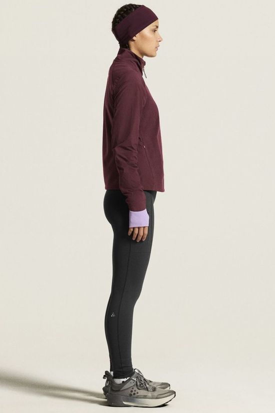 Craft Cardigan Fleece Jersey Jacket W Dk Fig