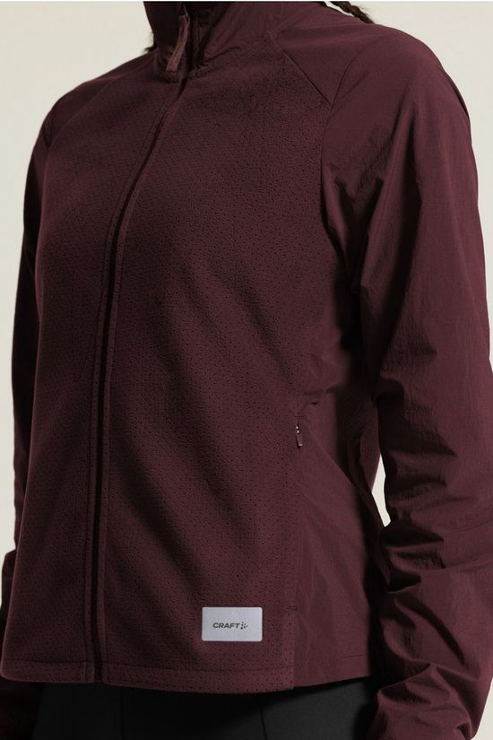 Craft Cardigan Fleece Jersey Jacket W Dk Fig