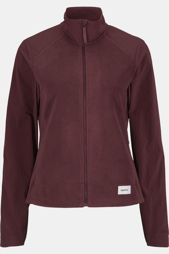 Craft Cardigan Fleece Jersey Jacket W Dk Fig