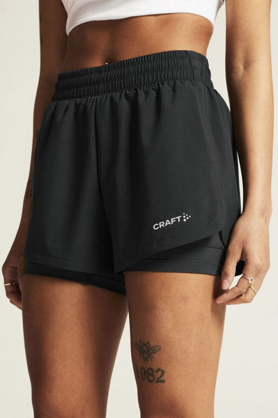 Craft Short De Sport Adv Essence 2-In-1 Shorts 2 W Black