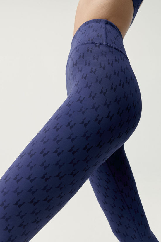 Born Living Sportlegging Monogram Next Blue