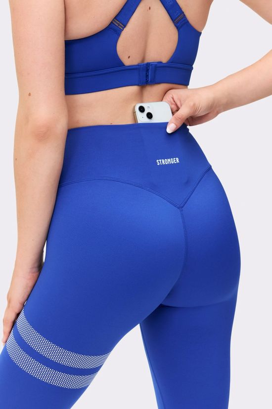 Stronger Collant De Sport The Signature One Stronger Blue