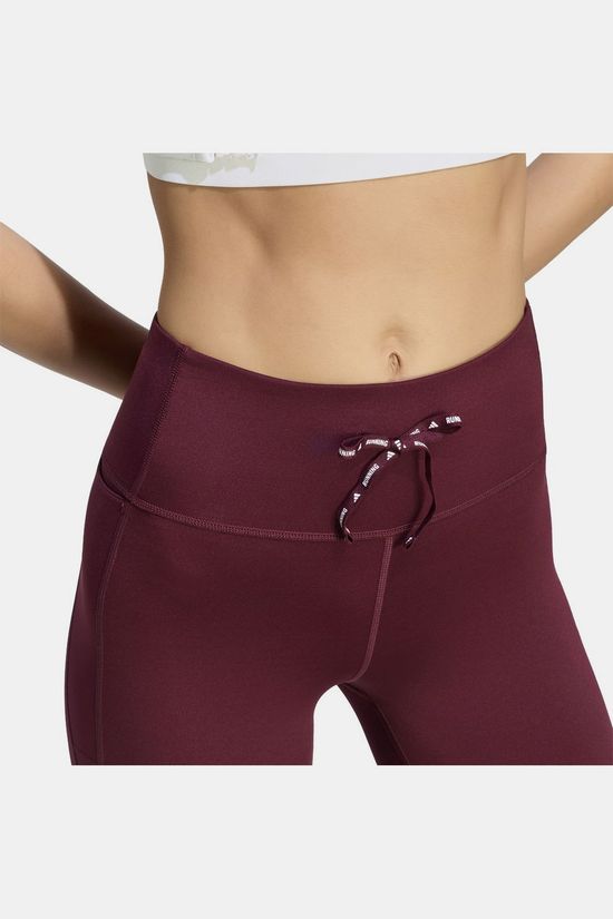 adidas Sportlegging Run Ess 1/1 L Maroon