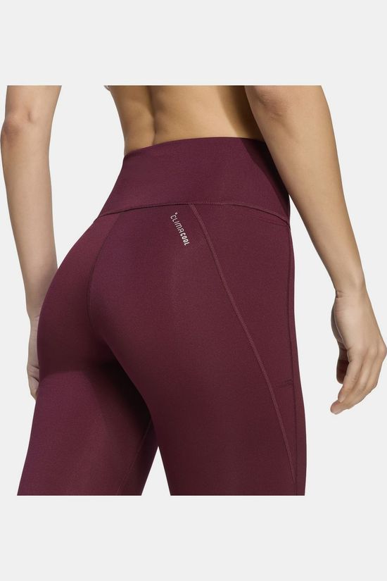 adidas Sportlegging Run Ess 1/1 L Maroon