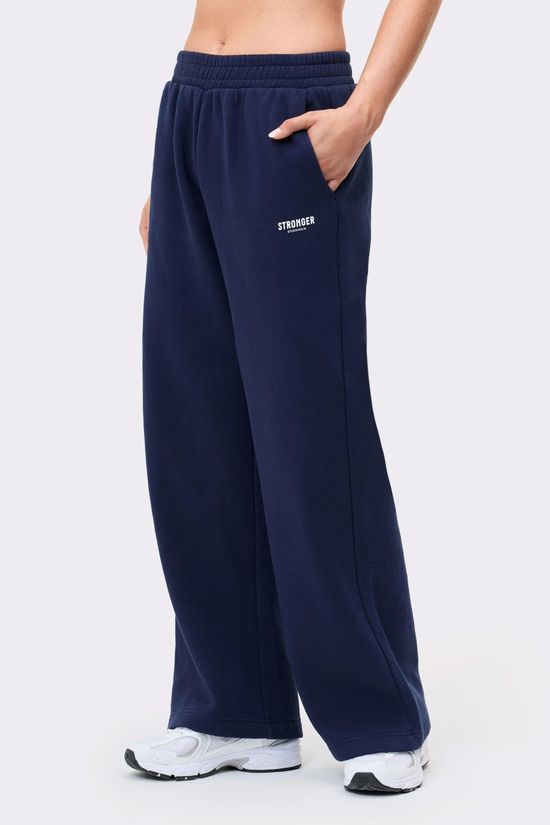 Stronger Pantalon De Survêtement Relaxed Navy Blazer