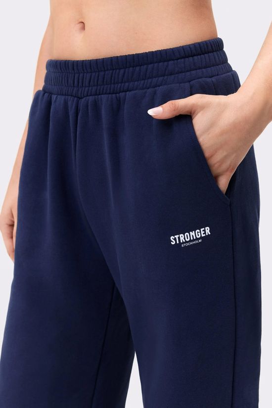 Stronger Pantalon De Survêtement Relaxed Navy Blazer