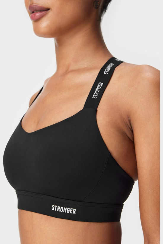Stronger Sport Bh Power Sports Bra Black
