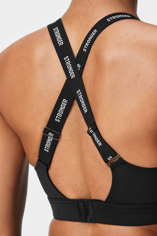 Stronger Sport Bh Power Sports Bra Black
