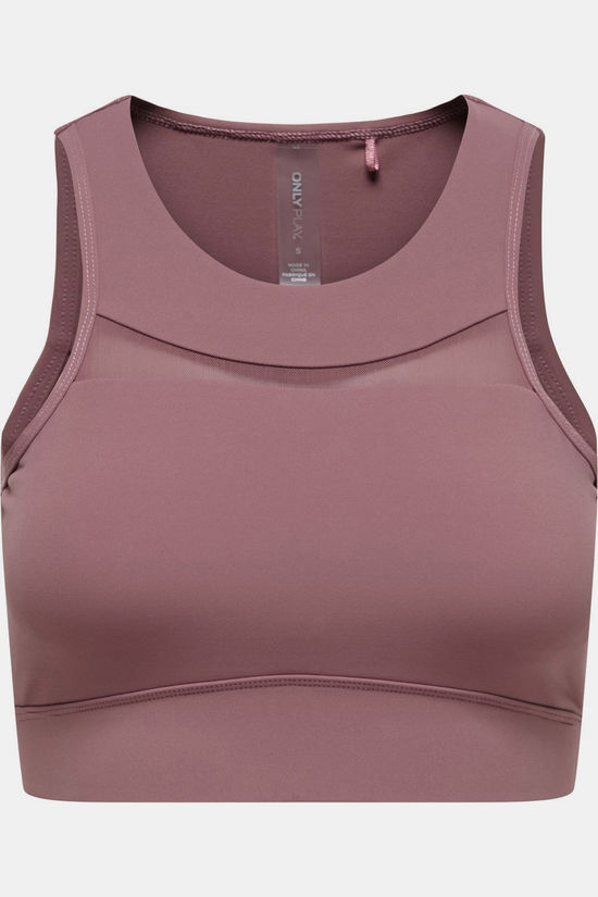 Only Play Sport Bh Onpnewposh-2 Mesh Sports Bra Rose Brown